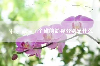 府谷34个省的简称分别是什么