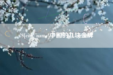 府谷中国的九块金牌