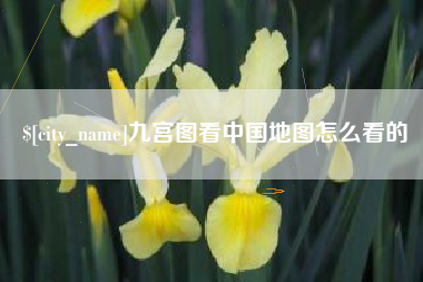府谷九宫图看中国地图怎么看的