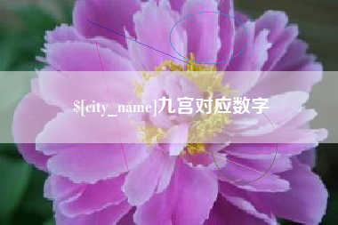 府谷九宫对应数字