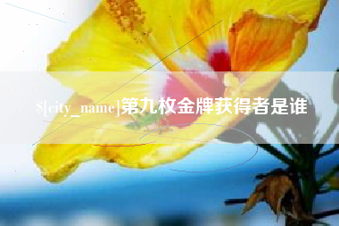 府谷第九枚金牌获得者是谁