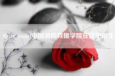府谷中国消防救援学院在辽宁招生