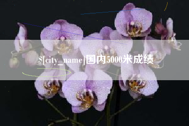 府谷国内5000米成绩