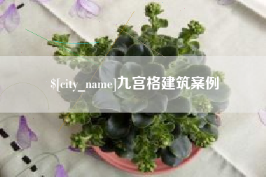 府谷九宫格建筑案例