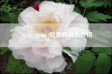 府谷应急救援员价格