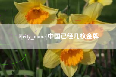 府谷中国已经几枚金牌