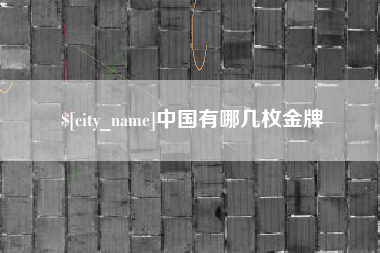 府谷中国有哪几枚金牌