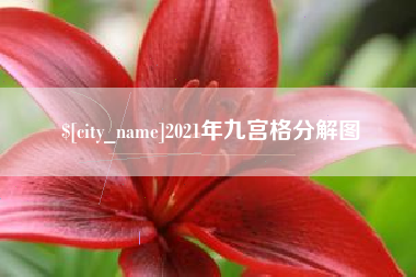 府谷2021年九宫格分解图