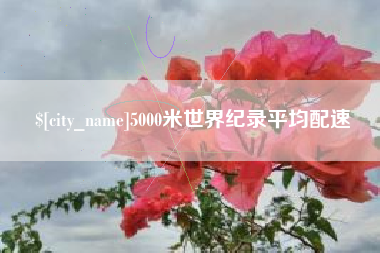 府谷5000米世界纪录平均配速