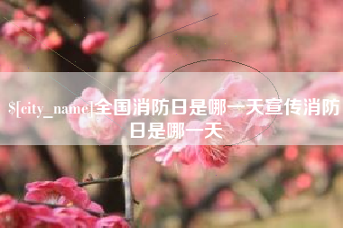 府谷全国消防日是哪一天宣传消防日是哪一天