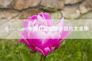 府谷中国九宫格数字图片大全集