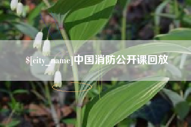 府谷中国消防公开课回放