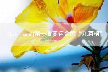 府谷第一波奥运金牌“九宫格”