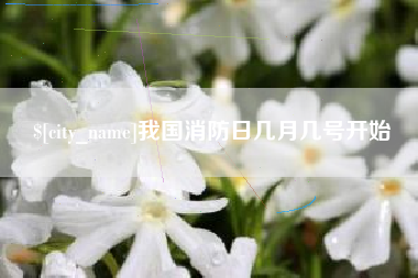 府谷我国消防日几月几号开始