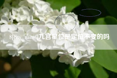 府谷九宫星位是定位不变的吗