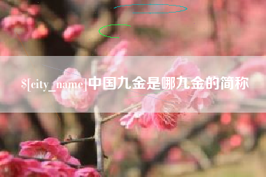 府谷中国九金是哪九金的简称