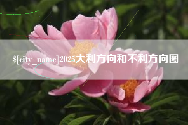 府谷2025大利方向和不利方向图