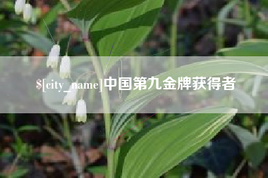 府谷中国第九金牌获得者