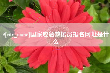府谷国家应急救援员报名网址是什么