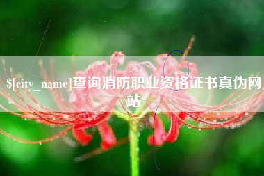 府谷查询消防职业资格证书真伪网站