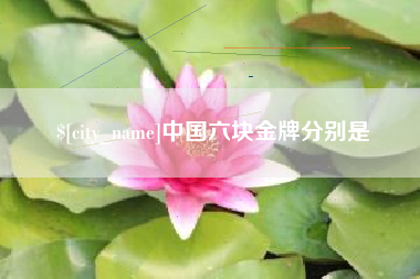 府谷中国六块金牌分别是