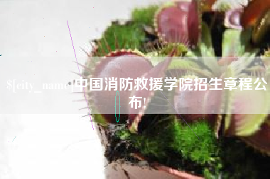 府谷中国消防救援学院招生章程公布!